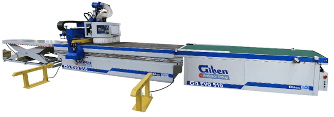 2017 Giben Anderson G4 512 Full Line CNC Router-Full Warranty- Installation Included