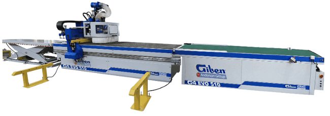 Giben Anderson G4 5×10 Full Line CNC Router – Factory Demo-Installation Included