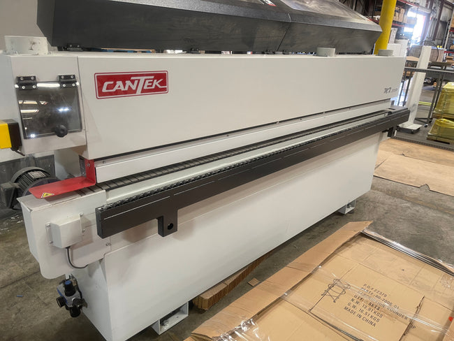 2021 Cantek MX370P Automatic Edgebander with Pre-Mill and Corner Rounding