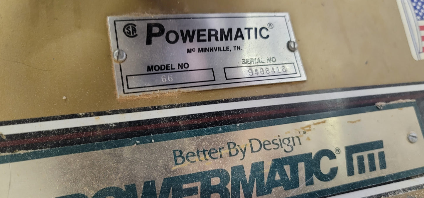 Powermatic 66 Table Saw