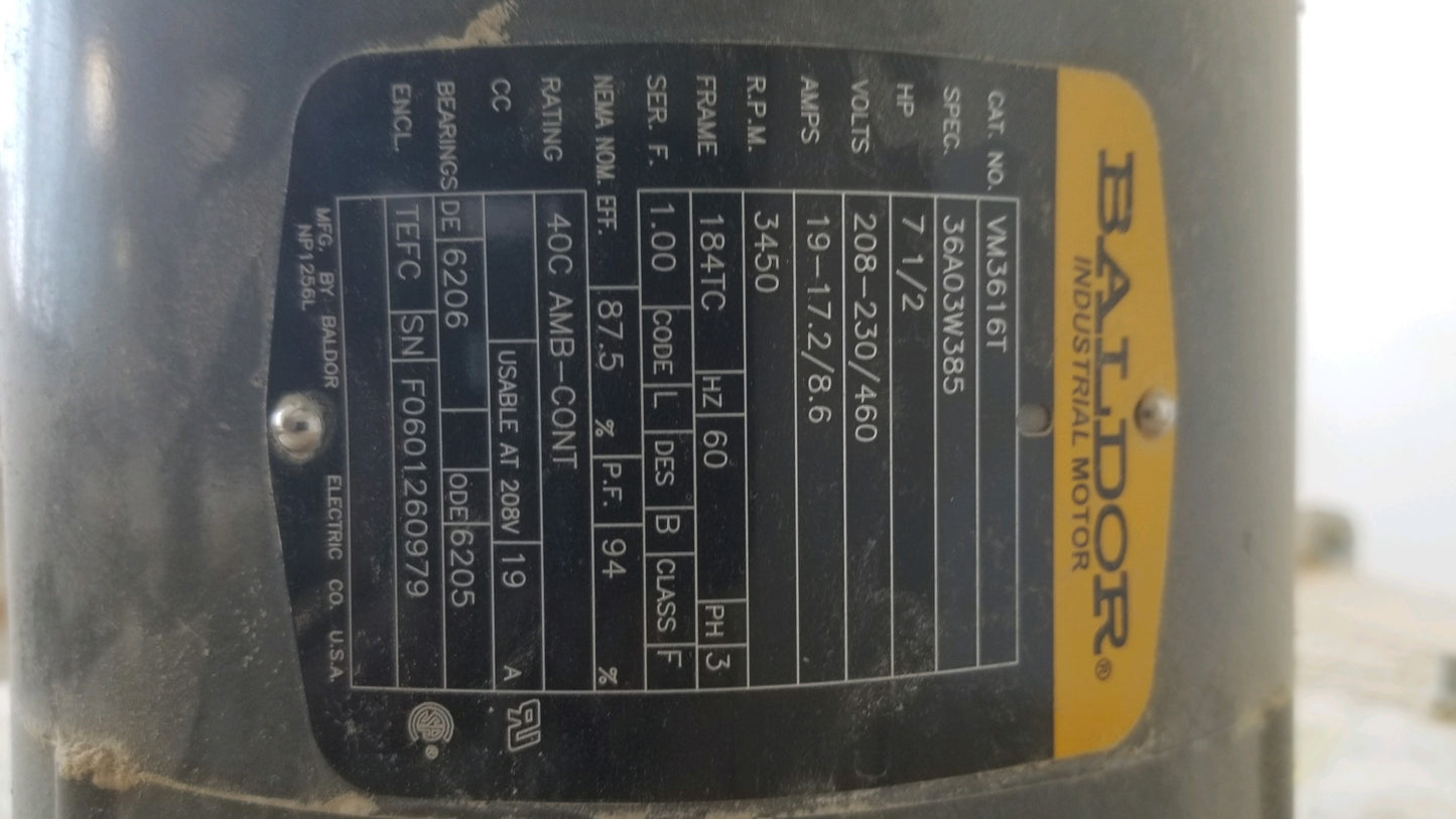 Oneida Dust Collection System  7.5HP