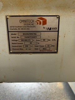 2012 Omnitech Spectra CNC Router 5x10 - Nevada