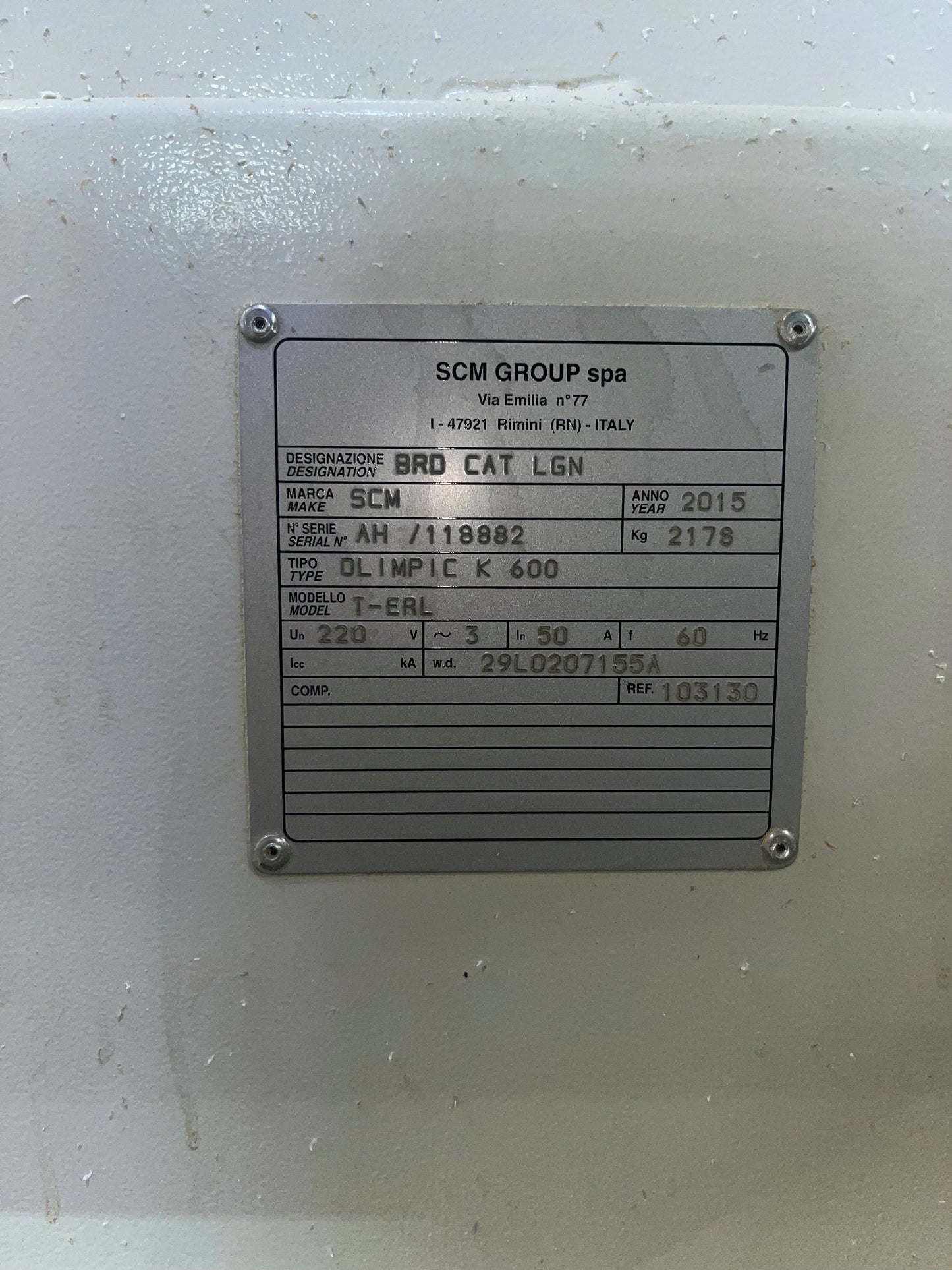 2015 SCM Olimpic K600 ERT Edgebander w/ PreMill and Corner Rounding - Arizona
