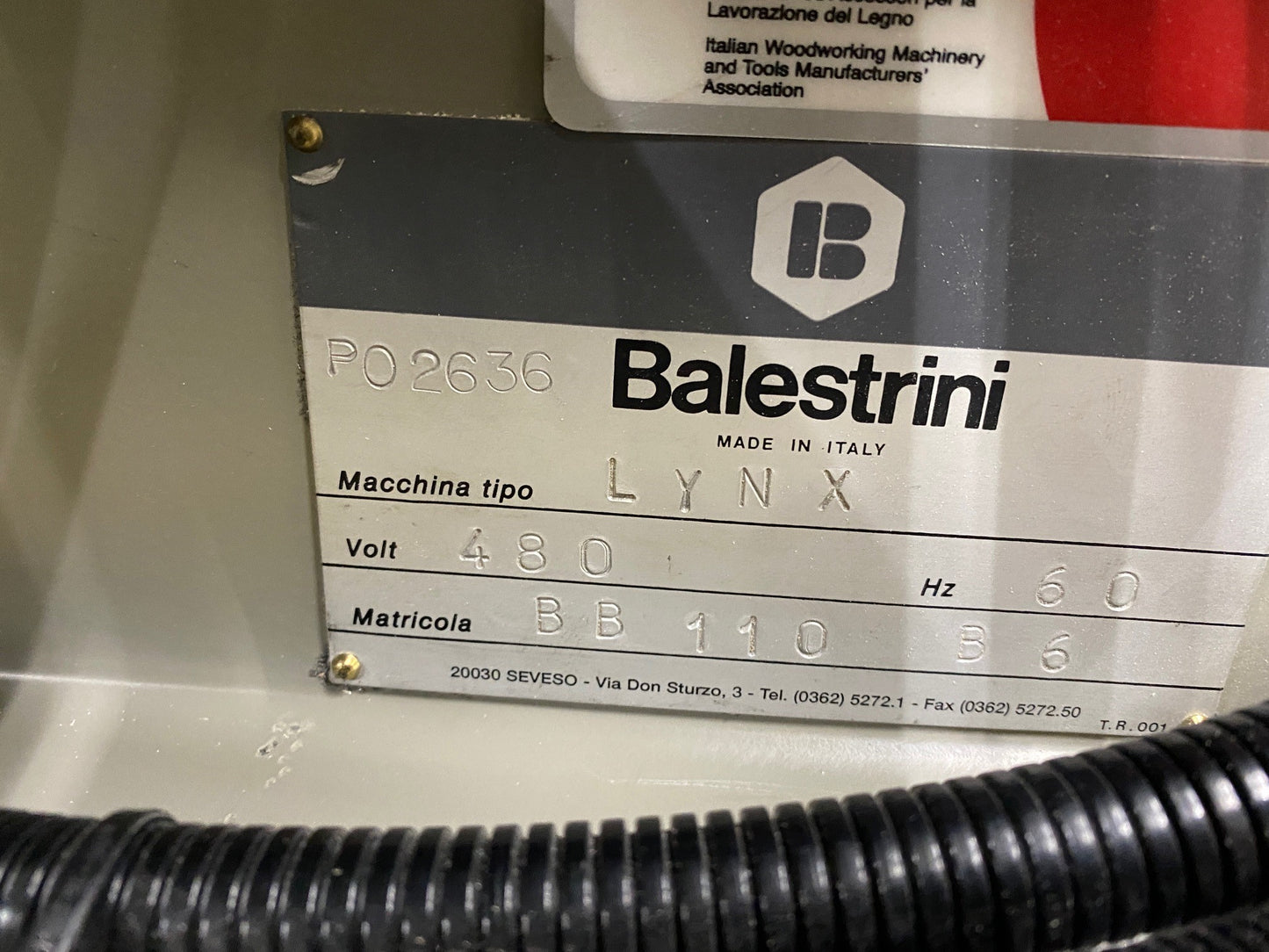 2008 Balestrini Lynx/MD CNC Double End Tenoning and Mortising Machine