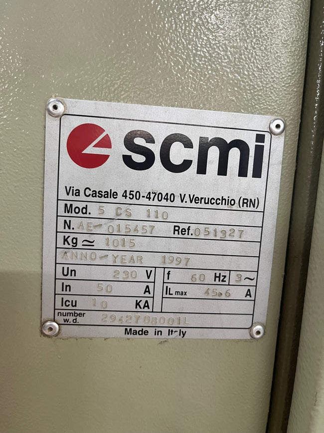 1997 SCM Sandya 5 CS 110 Wide Belt Sander