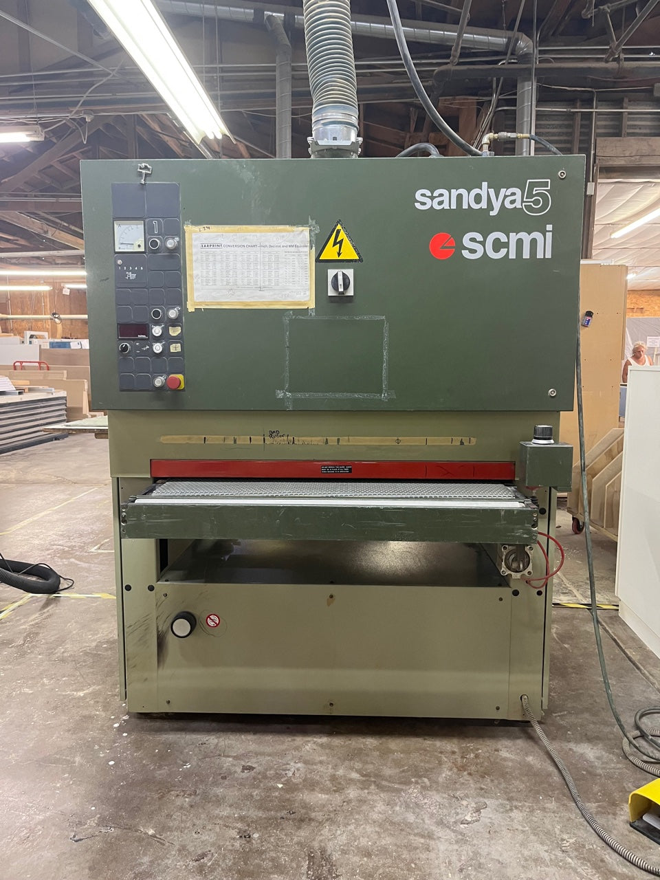 1997 SCM Sandya 5 CS 110 Wide Belt Sander - ibid-machinery