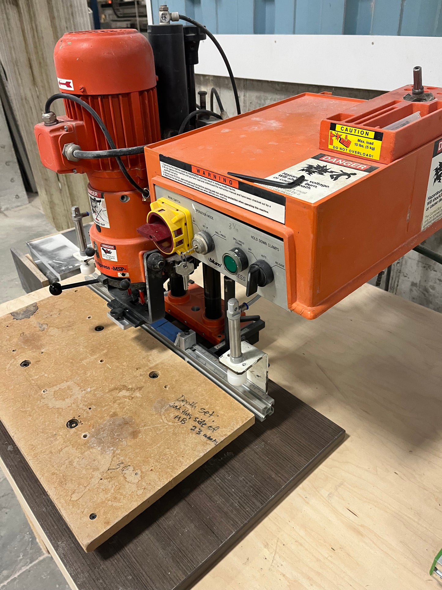 Blum Minipress Hinge Drilling Machine - Ohio