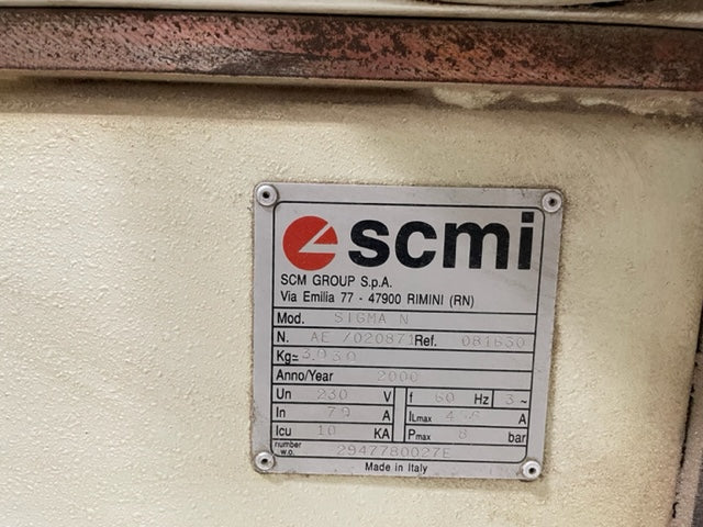 2000 Sigma 90 Plus Panel Saw located in Wisconsin