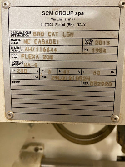 Pre-Owned SCM Edgebander
