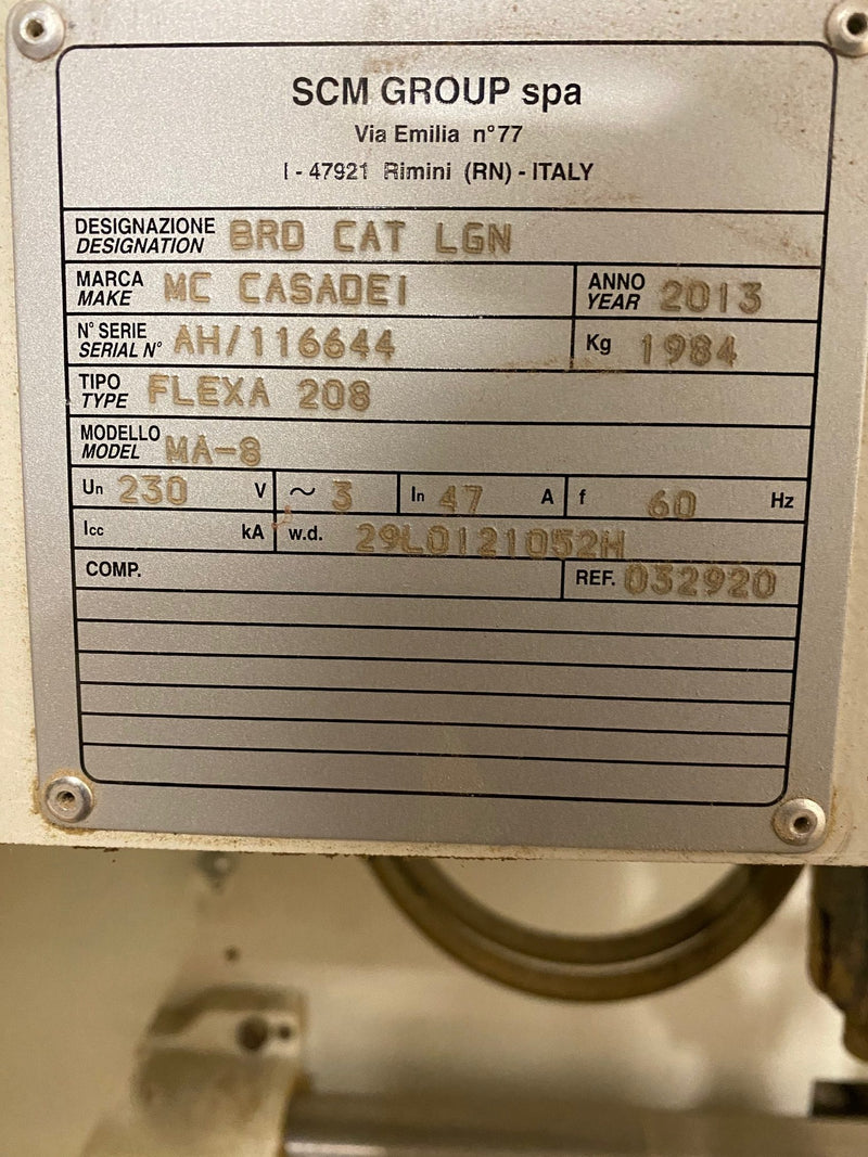 Pre-Owned SCM Edgebander