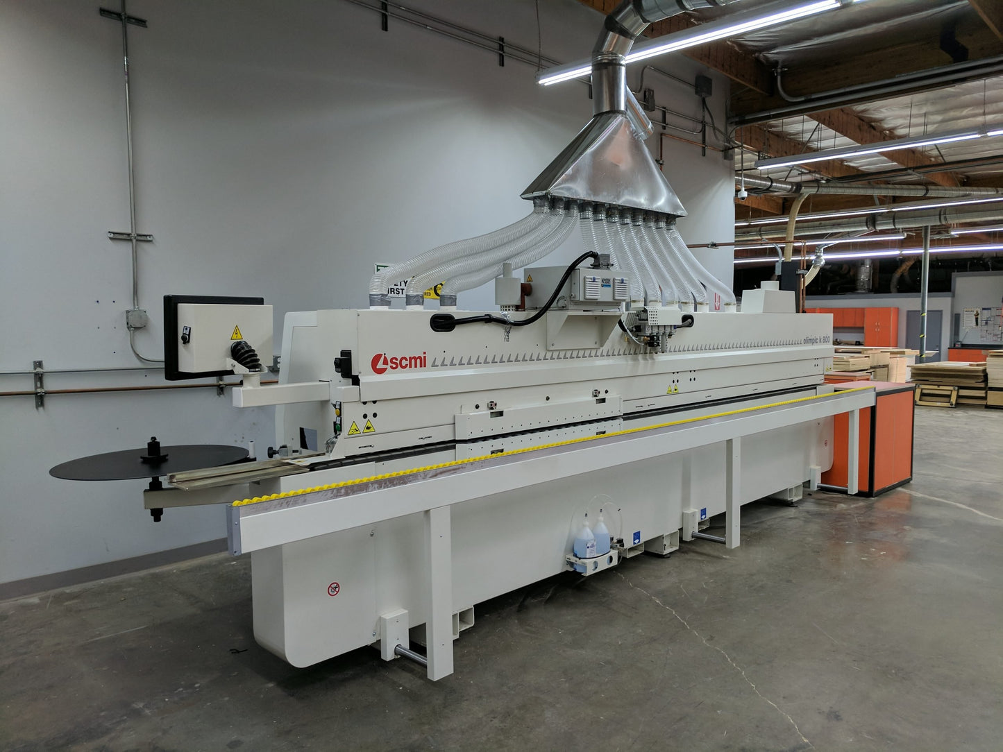 2017 SCM Olimpic K800 FRT Single Sided Edgebander – with $40k Air Fusion Upgrade Included