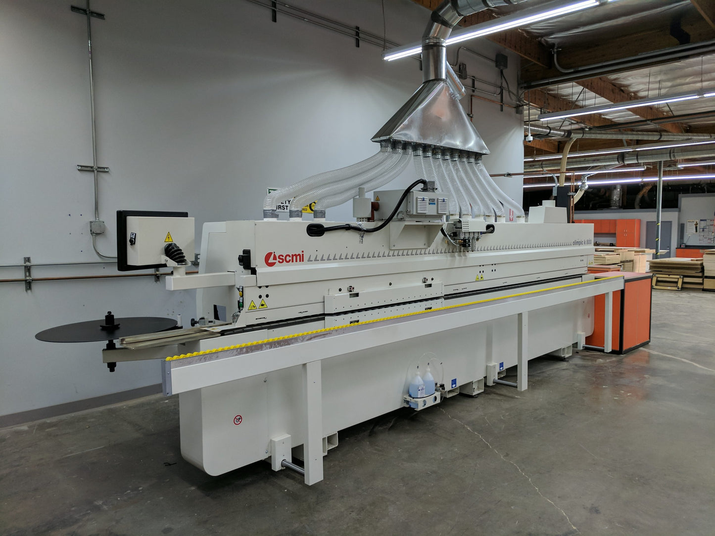 2017 SCM Olimpic K800 FRT Single Sided Edgebander – with $40k Air Fusion Upgrade Included