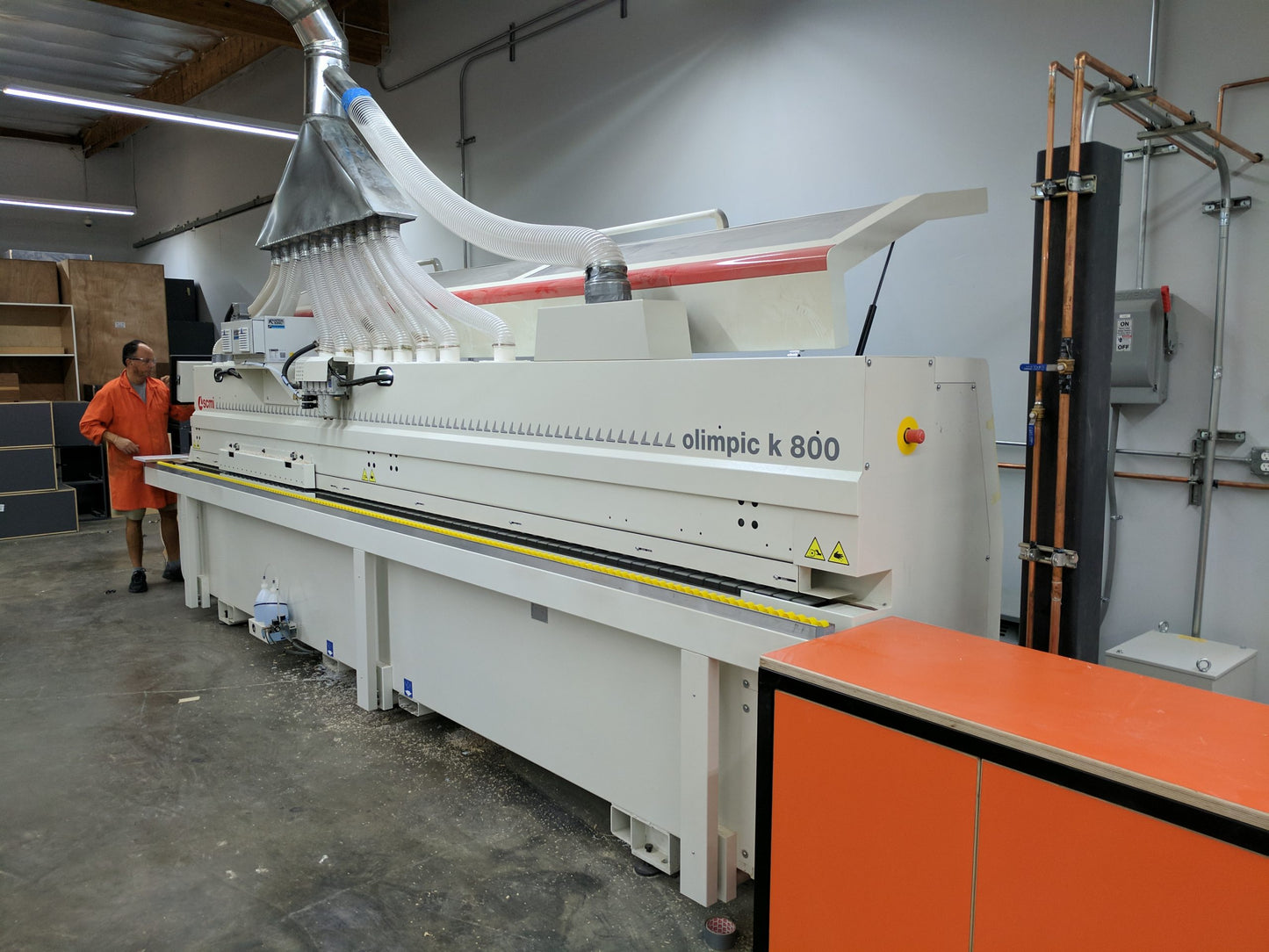 2017 SCM Olimpic K800 FRT Single Sided Edgebander – with $40k Air Fusion Upgrade Included