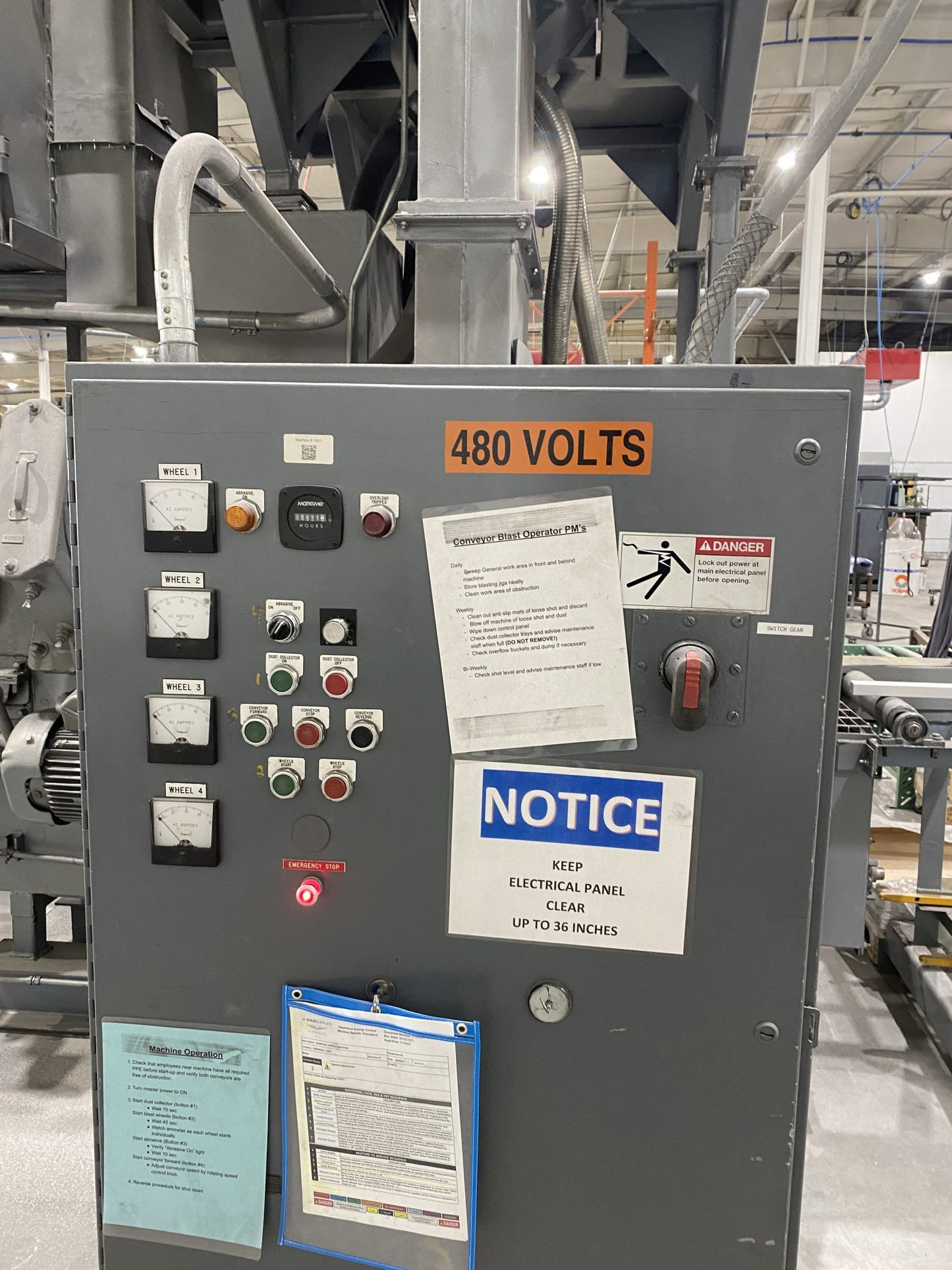 Refurbished BCP Wheelabrator Blast Machine