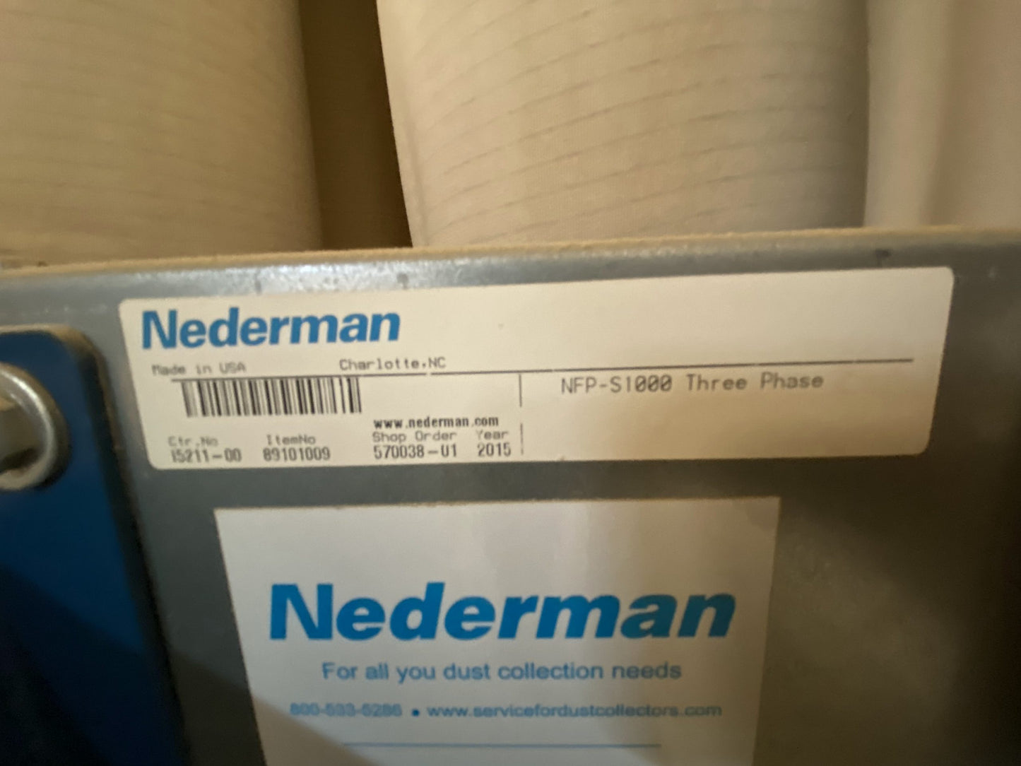 2018 Nederman S1000 Dust Collector