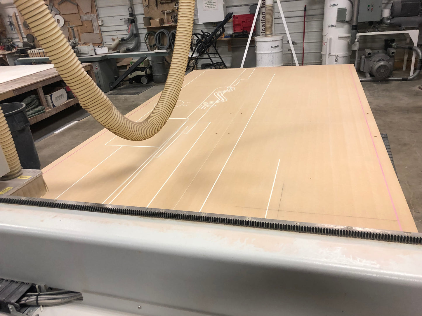 2006 Flexicam CNC Router with Vacuum and Dust Collection