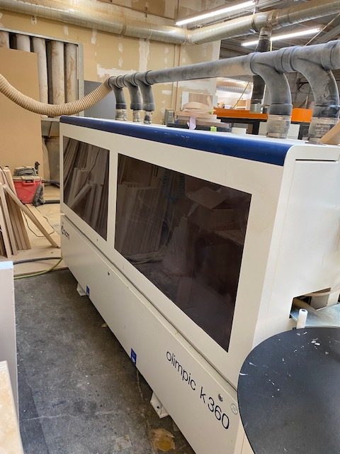 2016 SCM OLIMPIC K 360 Single Sided Edgebander with Pre-Mill