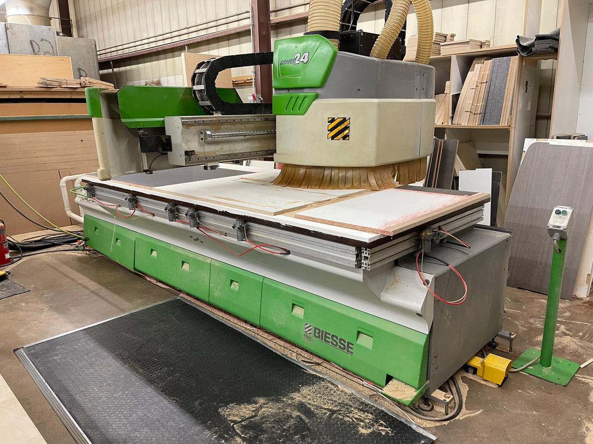 Biesse Router Used 2001 Biesse Rover 24 FTS CNC Router - ibid-machinery