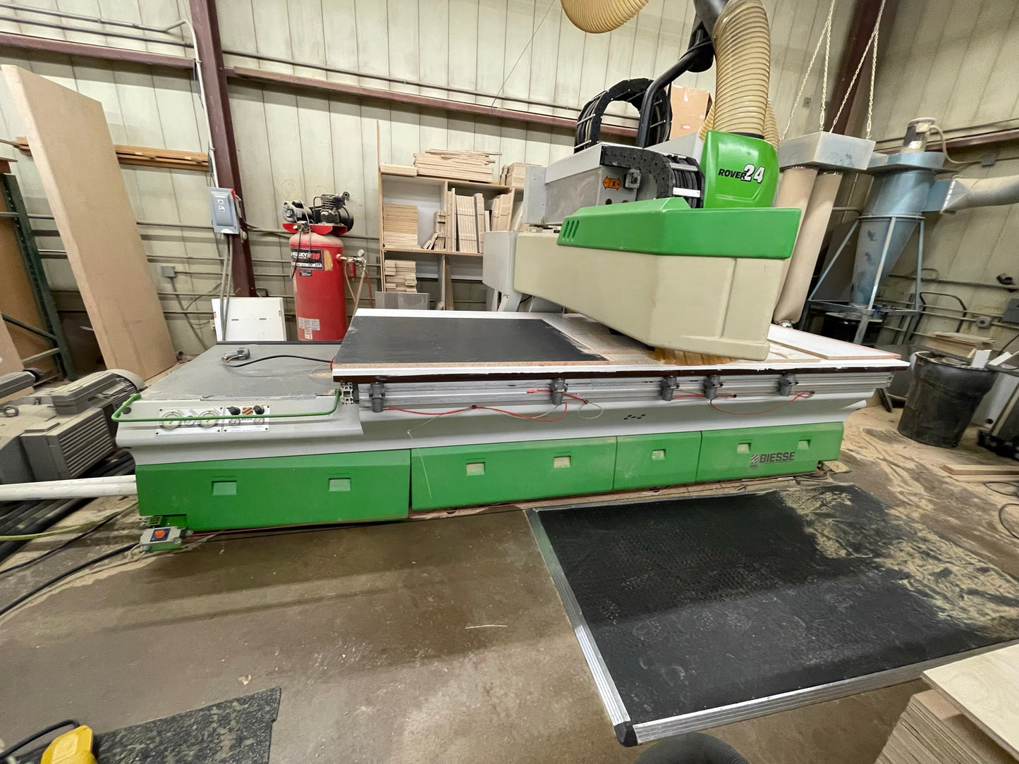 2001 Biesse Rover 24 FTS CNC Router 4x10 with Becker Pump - Illinois