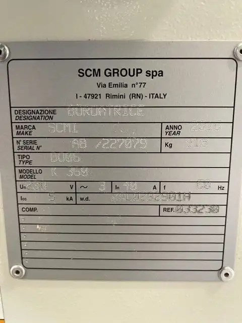 SCM Olimpic K360 TE Single Sided Edgebander (R006301)