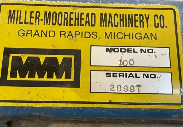 Miller-Moorehead Model 100 Laminate Slitter