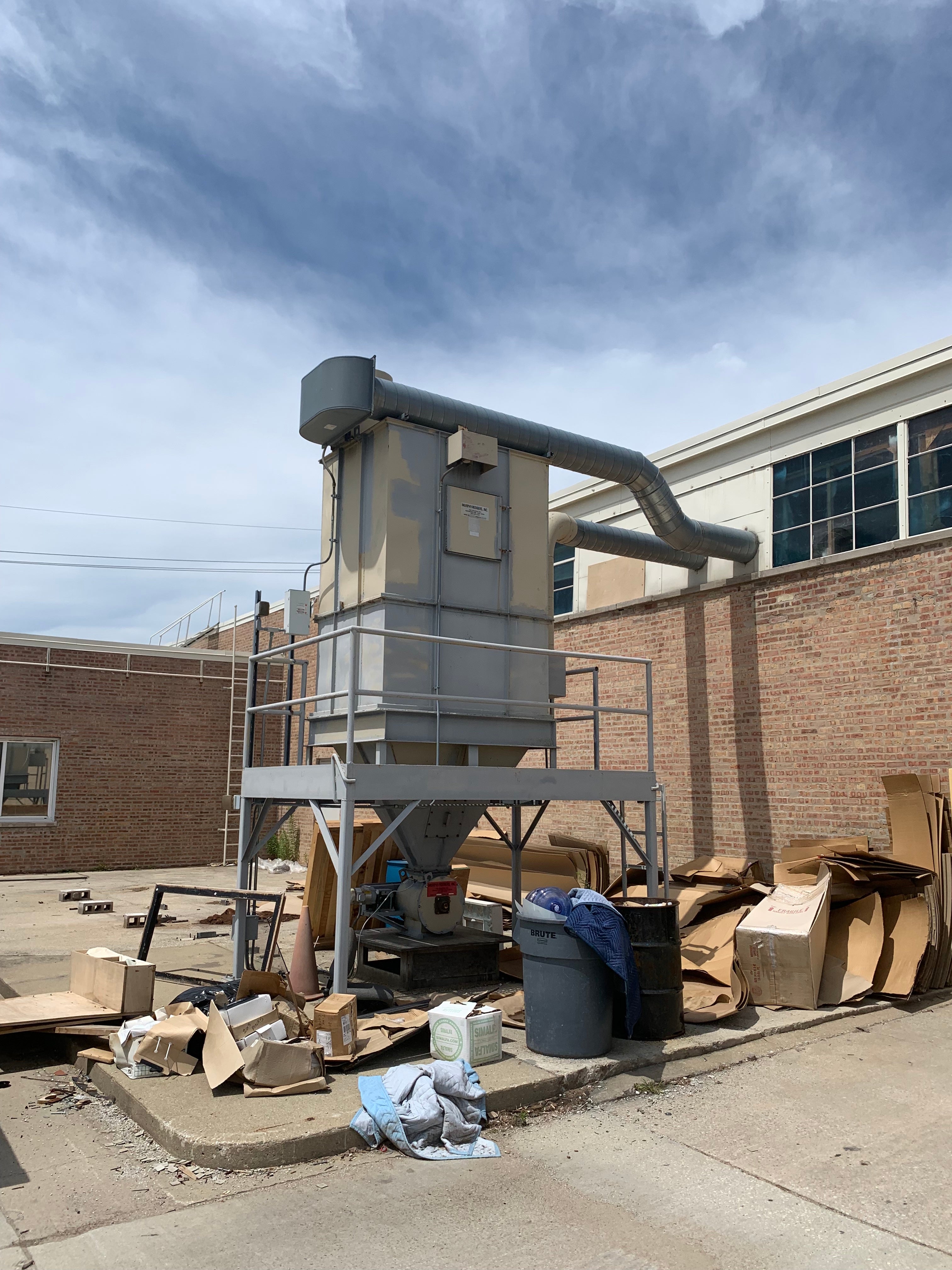 Used MurphyRodgers Outdoor Dust Collector ibidmachinery