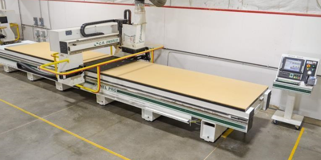 2007 C.R. Onsrud Panel Pro CNC Router (Twin 5x12) with Dekker Vacuum Pump - Nebraska