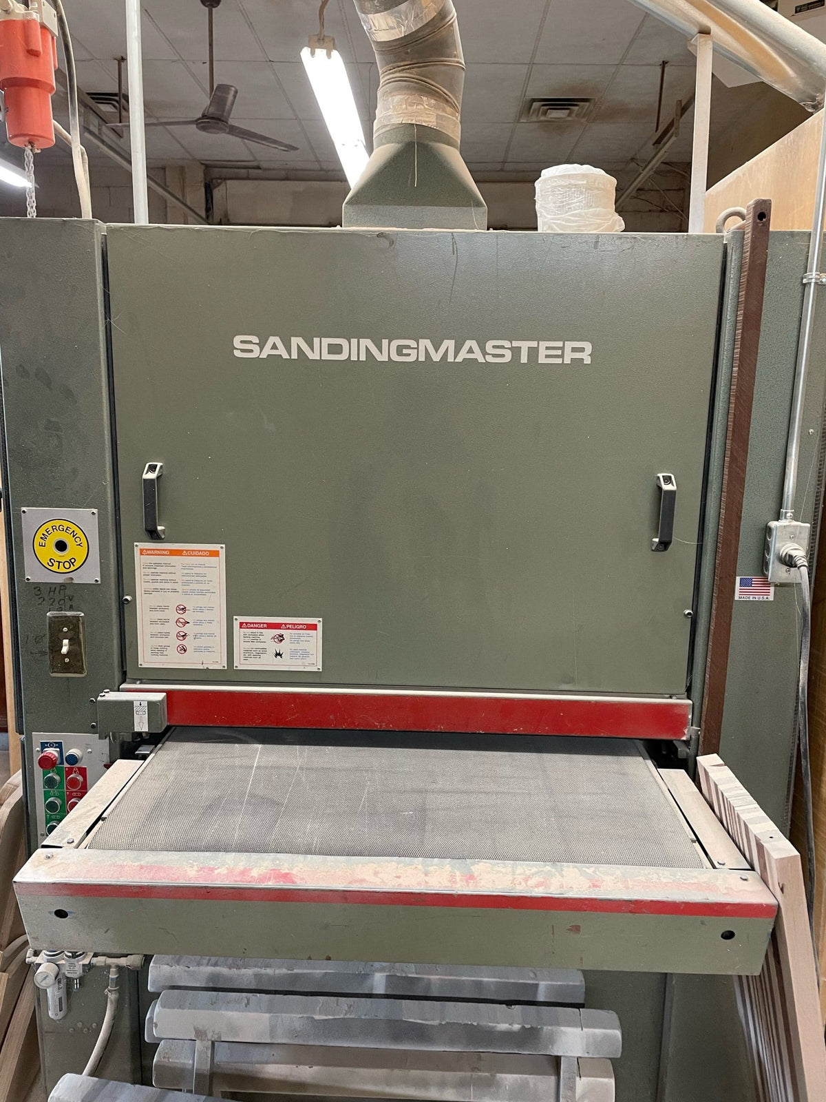 Sandingmaster SandingMaster 2075C 37″Single Head 18-HP” - ibid-machinery