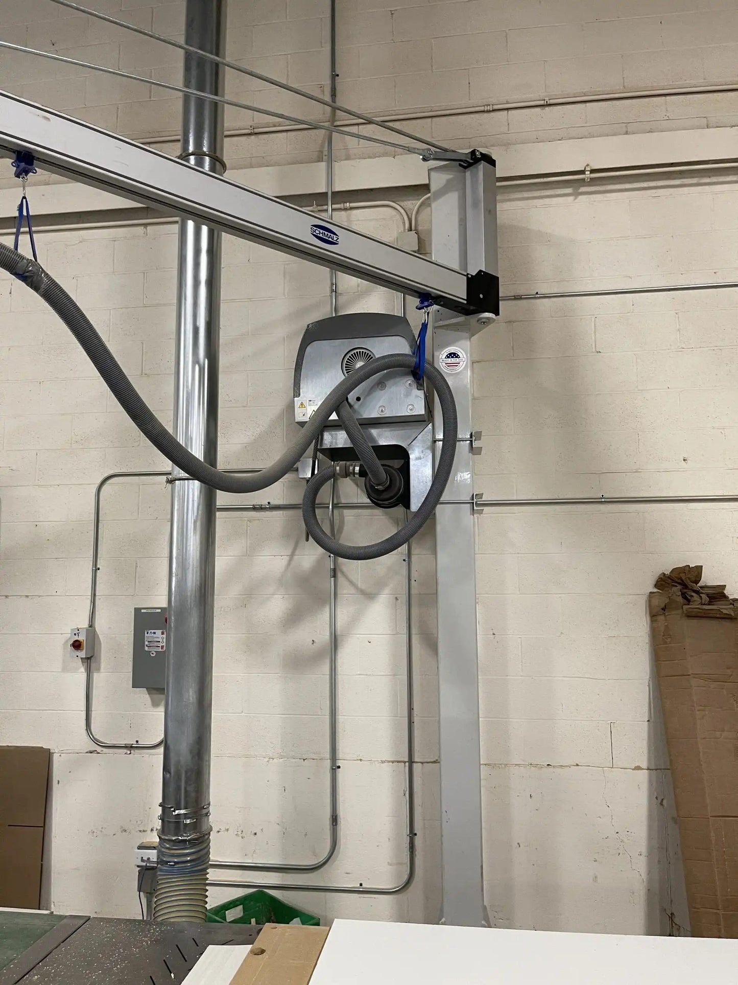 Schmalz Jumbo Ergo 110 w/ Jib Crane - ibid-machinery