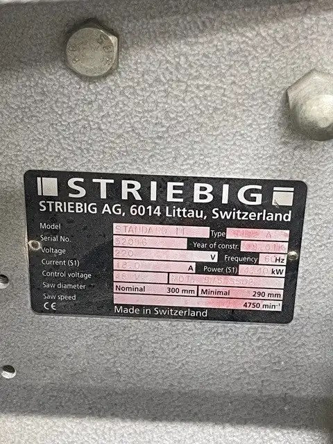 Striebig Standard Optisaw II Vertical Saw