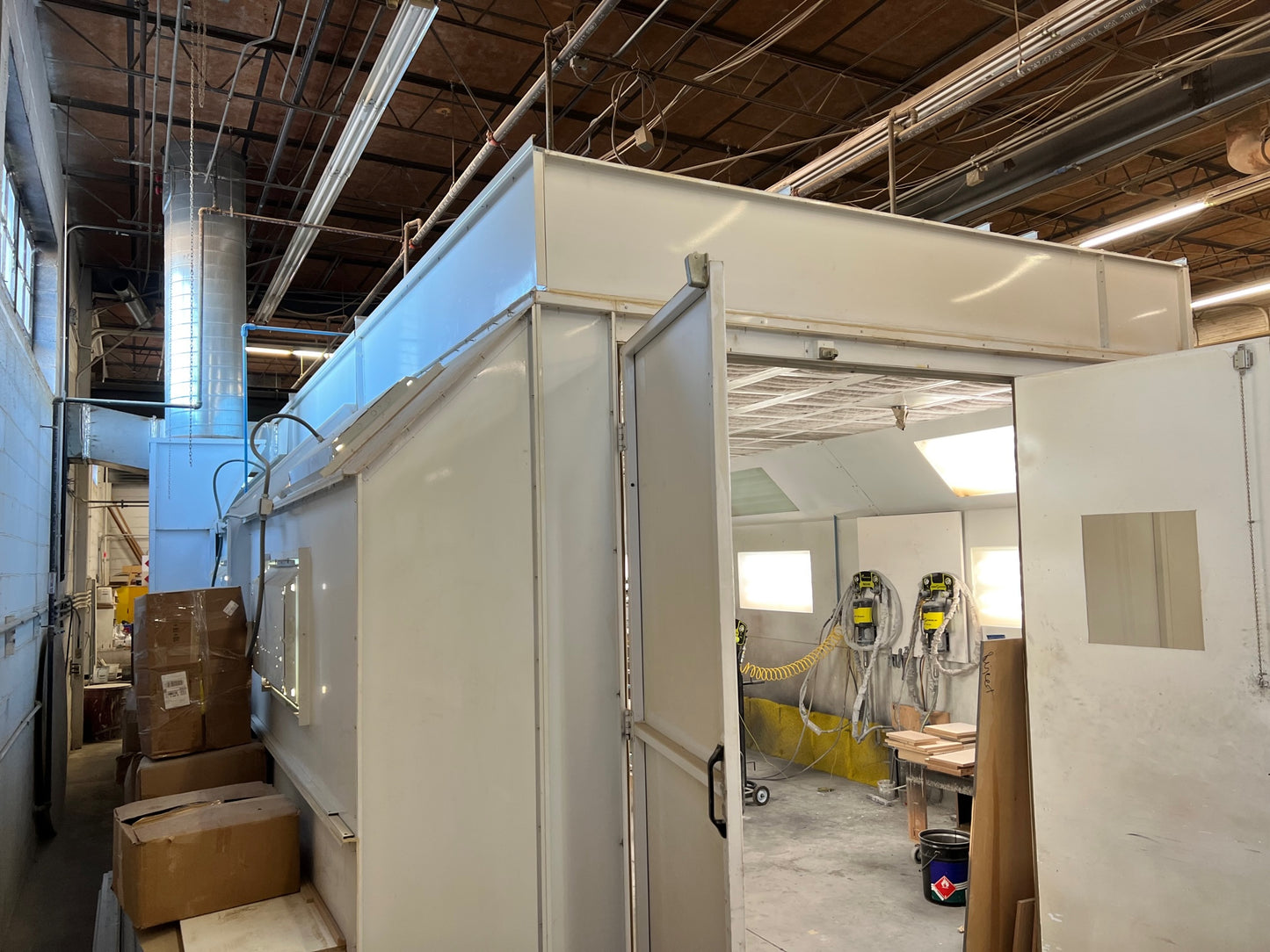 Spray Booth and Bananza Air Make Up