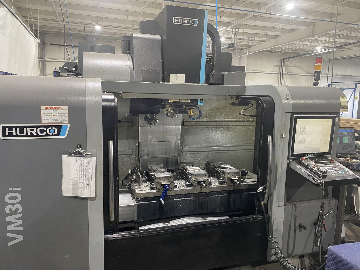 2017 Hurco WM30i Vertical CNC Machining Center w/ probe and setter