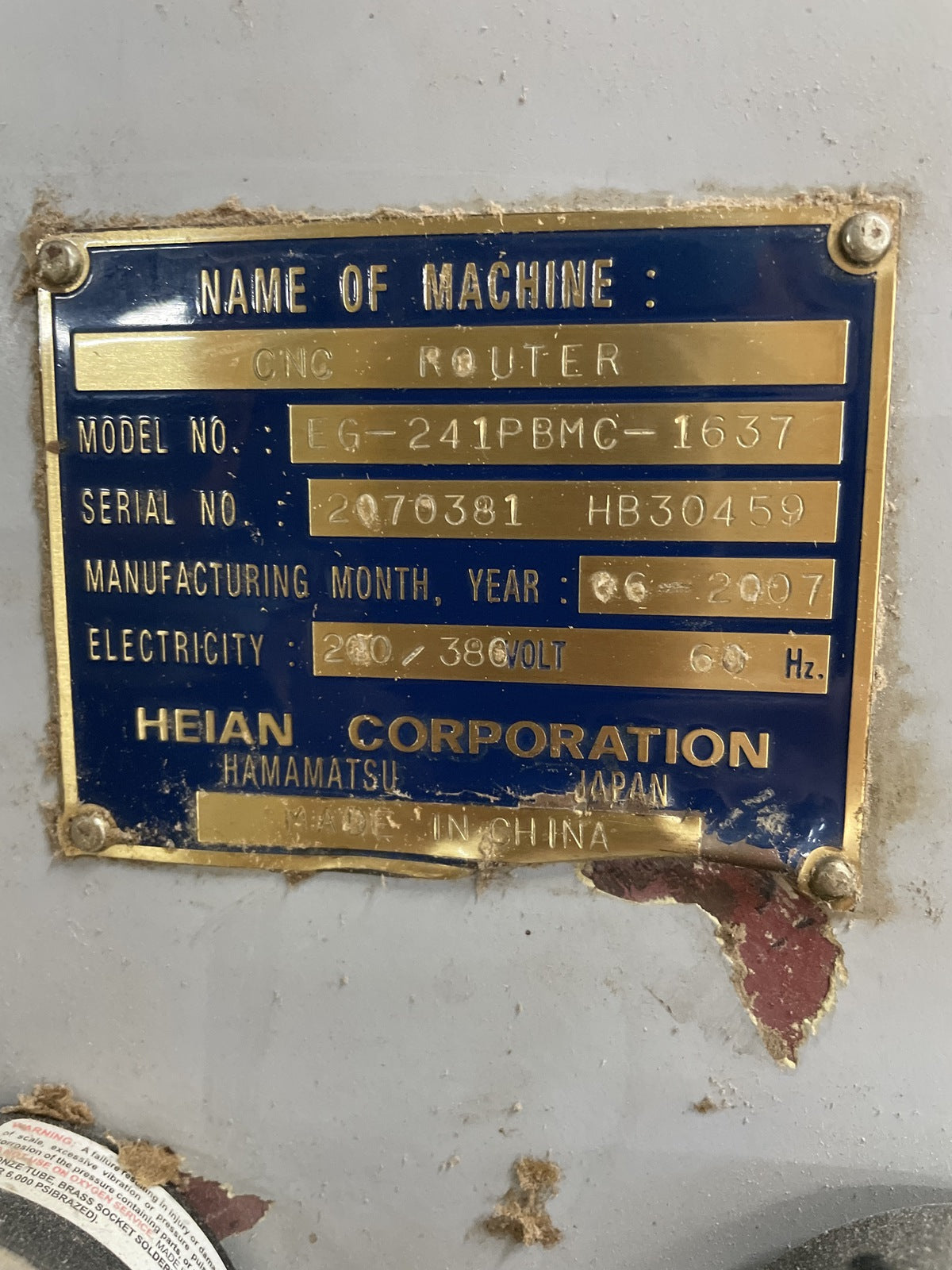 Heian 5X12 Flat Table Nesting Router- EG 241PBMC - ibid-machinery