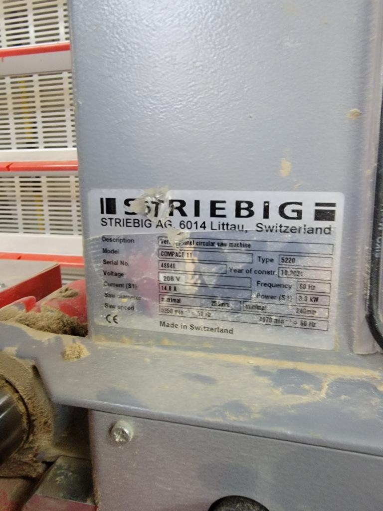 Pre-Owned Striebig Vertical Panel Saw